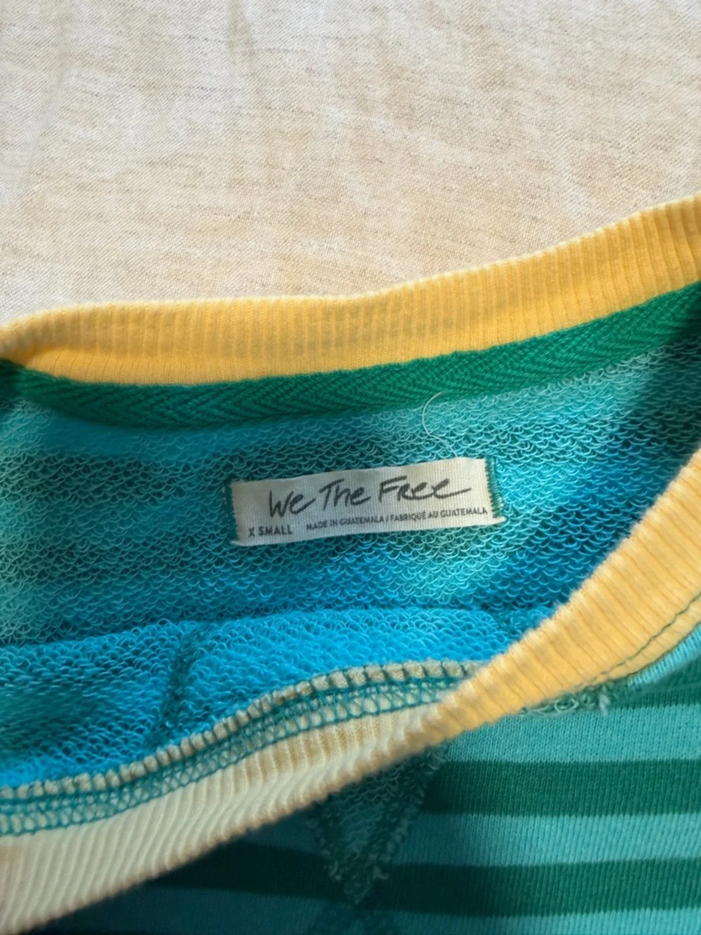 Free People Classic Striped Oversized Crewneck - Picture 8 of 8